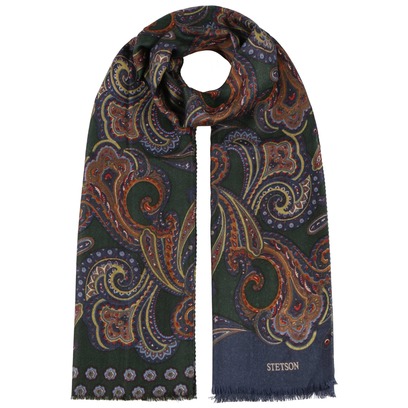 Multicolour Paisley Wollschal by Stetson