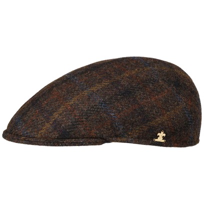 Vialo Wool Check Flatcap by Lierys Gold