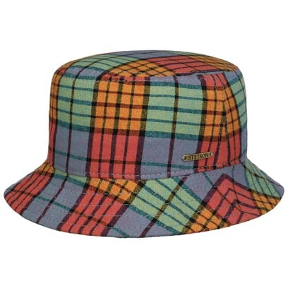 Colour Check Bucket Stoffhut by Stetson