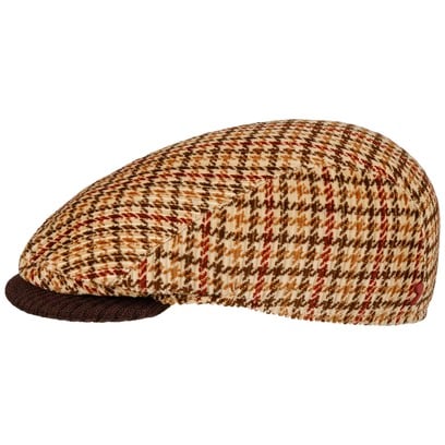 4 Panel Houndstooth Flatcap by Alfonso D�Este