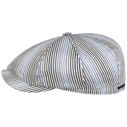 Hatteras Fresh Stripes Flatcap by Stetson