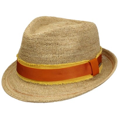 Crochet Trilby Raffiahut by Stetson