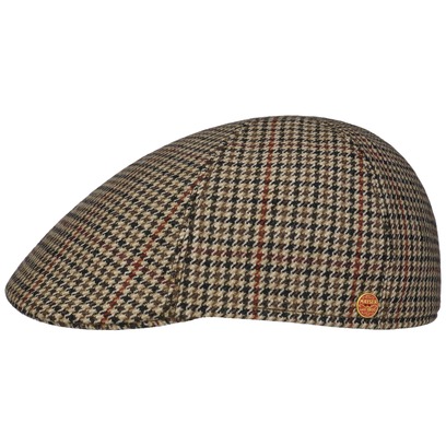 Paddy Casual Houndstooth Flatcap by Mayser