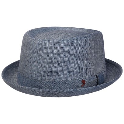 Herringbone Pork Pie Baumwollhut by Alfonso D�Este
