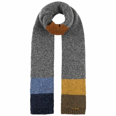 Donegal Wool Colour Block Strickschal by Stetson