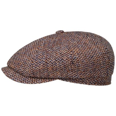 Hatteras Harris Tweed Freestyle Flatcap by Stetson