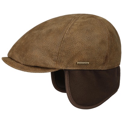 Pigskin Flatcap mit Ohrenklappen by Stetson