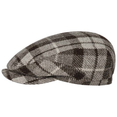 Undyed Harris Tweed Driver Flatcap by Stetson