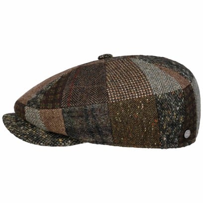 Mindell 8 Panel Patchwork Flatcap by Lierys