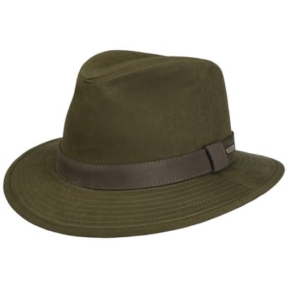 Waxed Traveller Stoffhut by Stetson