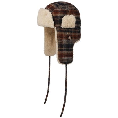 Checked Bomber Fliegermütze by Stetson