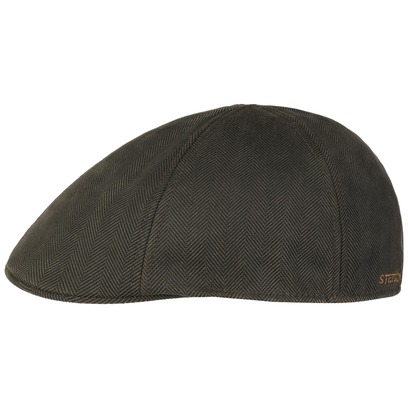 Herringbone Duck Flatcap by Stetson