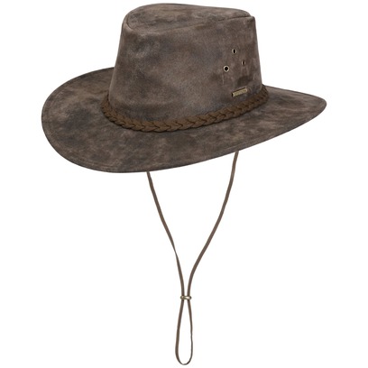 Pigskin Western Lederhut by Stetson