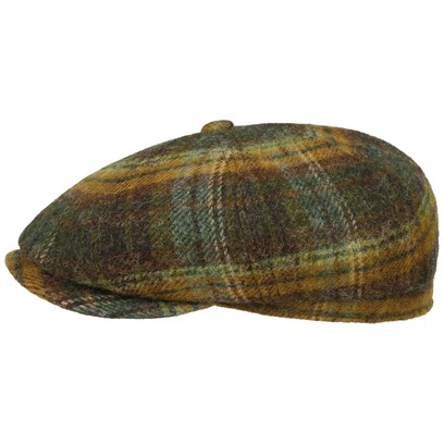 Hatteras Shetland Plaid Flatcap by Stetson