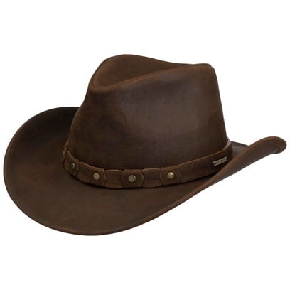 Calf Split Western Lederhut by Stetson