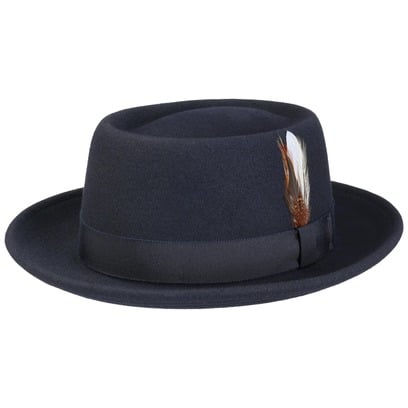 Carsen LiteFelt Pork Pie Wollhut by JJ Hats