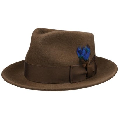 Hartlin LiteFelt Fedora Wollhut by JJ Hats