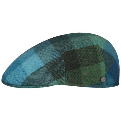 John Hanly Wool Check Flatcap by Lierys