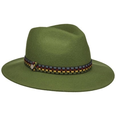 Knit Colour Band Traveller Wollhut by Lierys