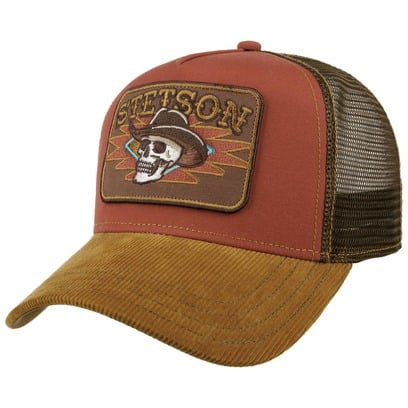 Cowboy Skull Trucker Cap by Stetson