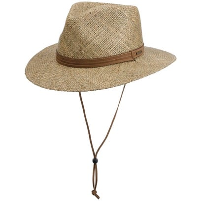 Seegrashut mit Kinnband by Stetson