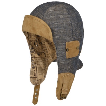 Convertible Herringbone Fliegerm�tze by Stetson