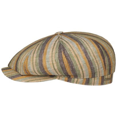 Hatteras Sacota Leinen Flatcap by Stetson