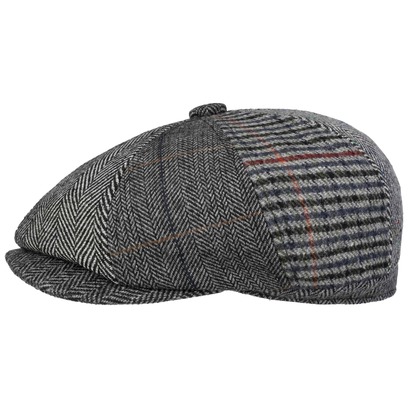 8 Panel Patchwork Flatcap by Lipodo