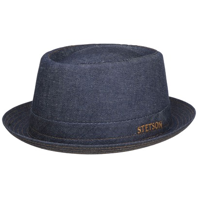 Danvick Denim Pork Pie Stoffhut by Stetson