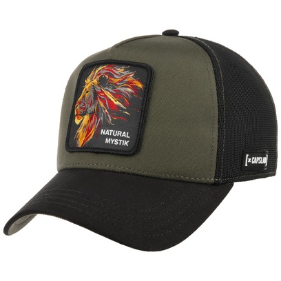 Natural Mystik Lion Trucker Cap by Capslab