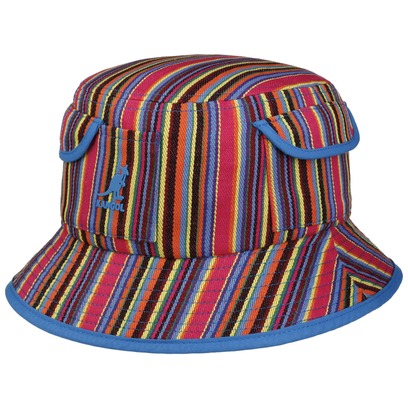 Multi Color Stripe Bucket Stoffhut by Kangol