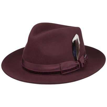 Grayson Fedora Wollhut by Stetson