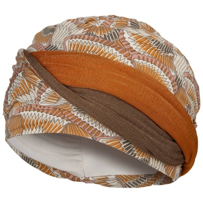 Orange Elements Turban by Christine Headwear