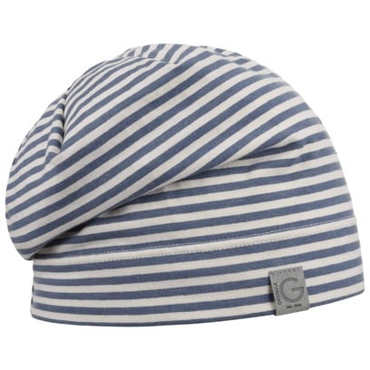 Twotone Stripes Beanie by Gebeana