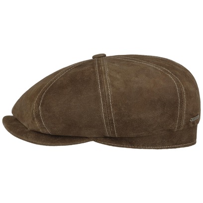 Hatteras Waxed Pigskin Flatcap by Stetson