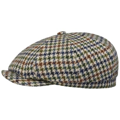 Hatteras Denaby Harris Tweed Flatcap by Stetson