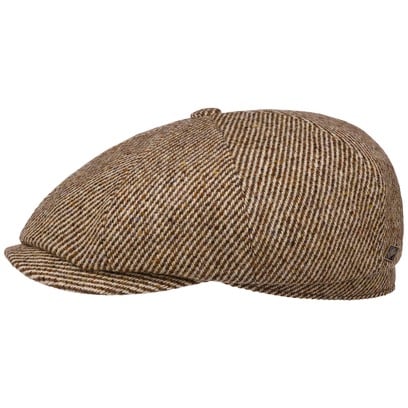 8 Panel Avondale Wool Flatcap by JJ Hats