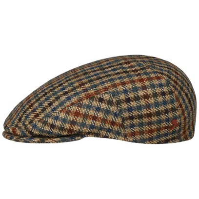 Fine Check Wool Flatcap by Alfonso D'Este