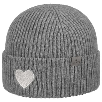 Extra Fine Merino Heart Strickmütze by Lierys