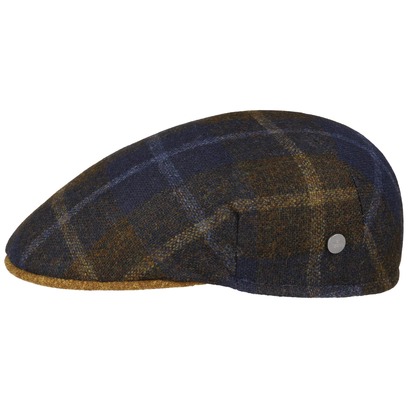 Lencott Wool Check Flatcap by Lierys