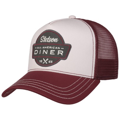 All American Diner 1865 Trucker Cap by Stetson