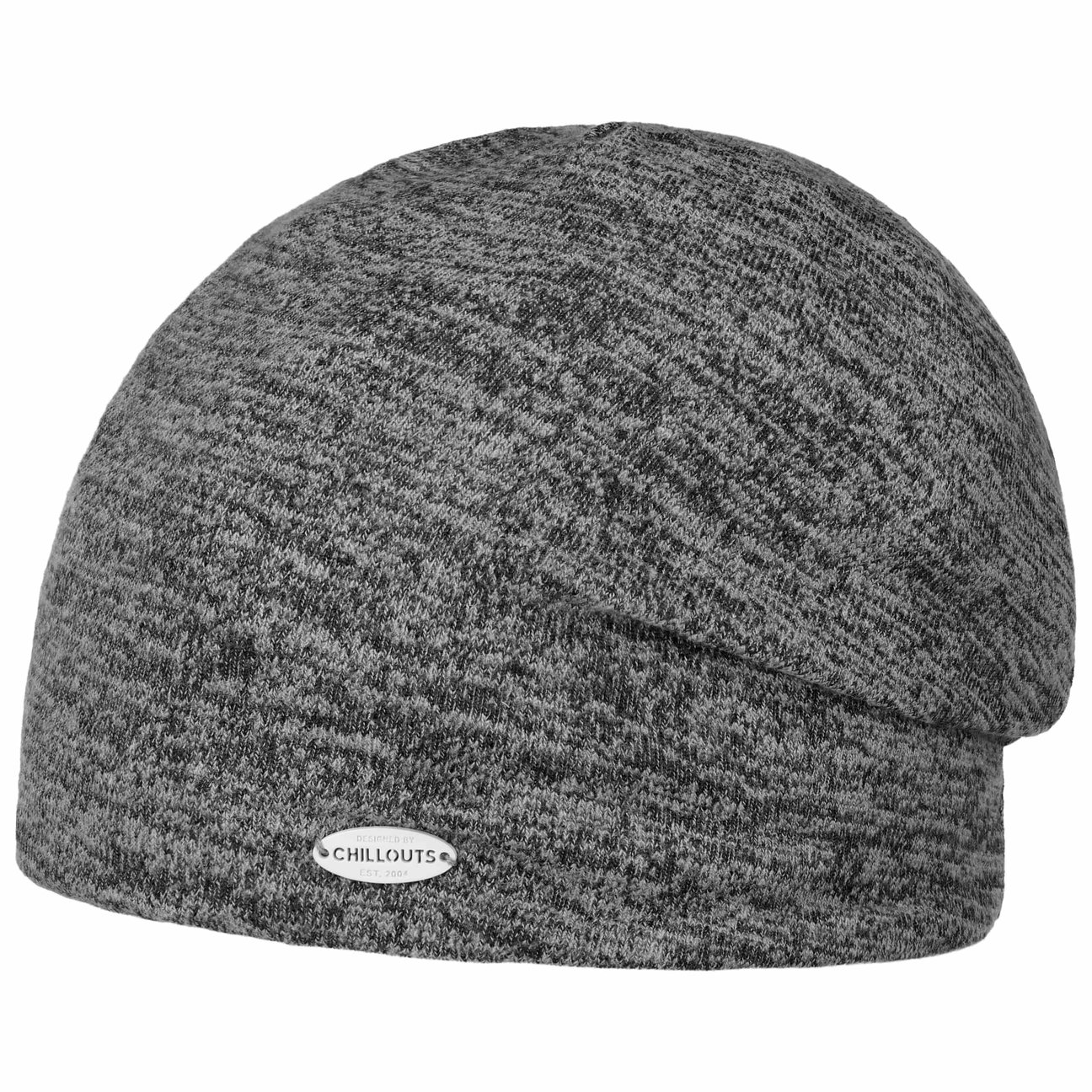 Chillouts Damen Dunkelgrau Beanie "Vaiana Hat", Grau (Dunkelgrau), Strick, Viskosemischung, Mützen Beanie, Leichte Long Beanie In Neutralen Farben - Bild 2