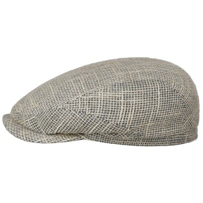 Sustainable Linen Mix Driver Flatcap by Stetson