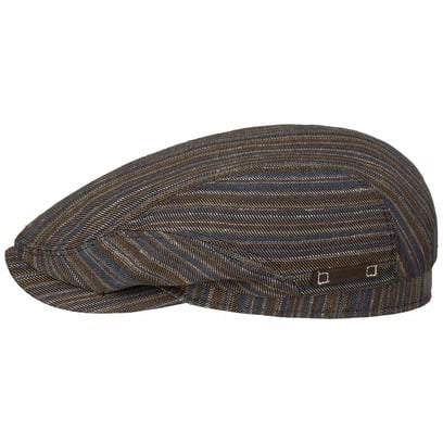 Stripe Barista Driver Flatcap by Stetson