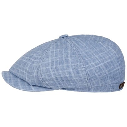 Hatteras Barista Leinen Flatcap by Stetson