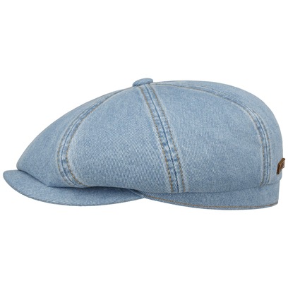 Hatteras Denim Barista Flatcap by Stetson