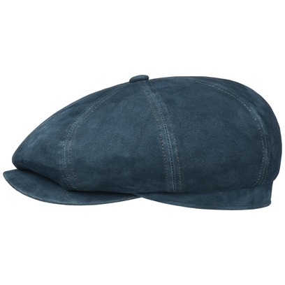 Hatteras Denim Leder Flatcap by Stetson