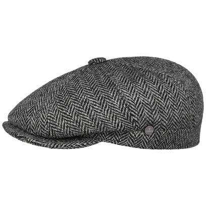 Harris Tweed Herringbone Flatcap by Lierys