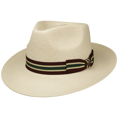 Bolaro Fedora Toyo Strohhut by Balmoral