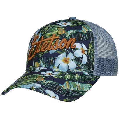 Hawaii Flower Trucker Cap by Stetson